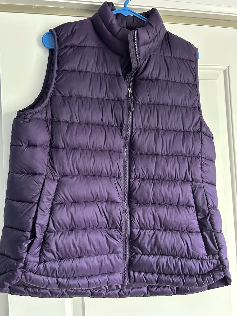 Women’s Quilted Puffer Vest - Purple